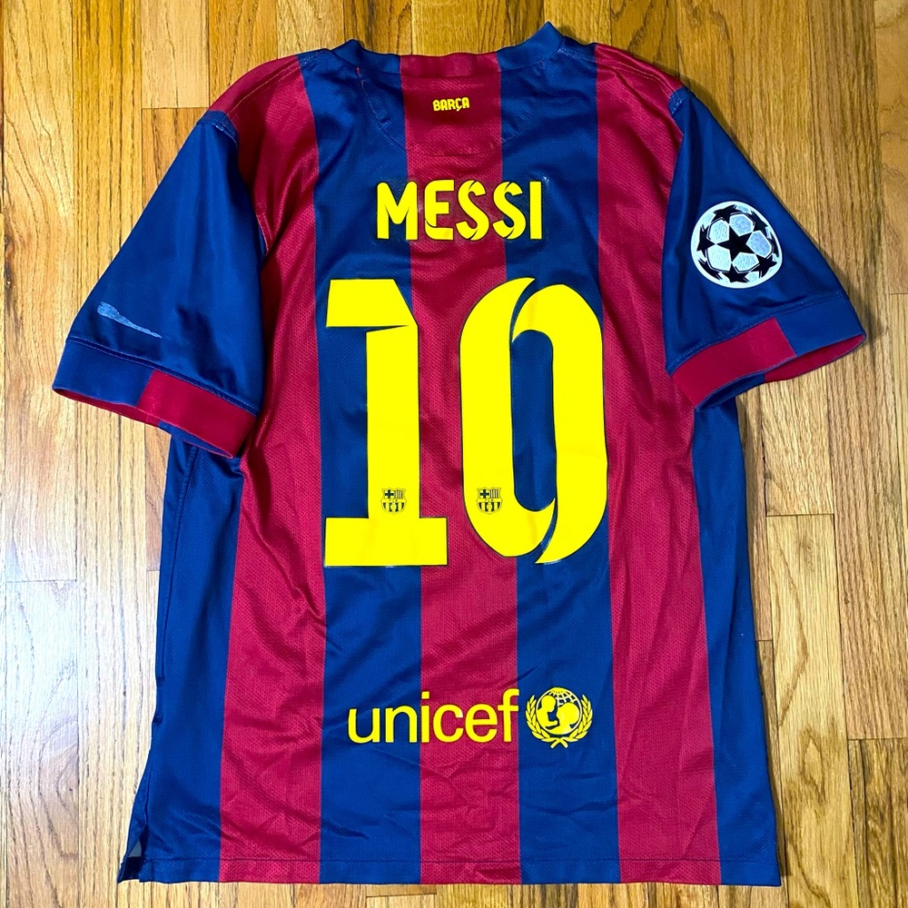 Barcelona Messi 2015 Final Champions league Jersey | Size large